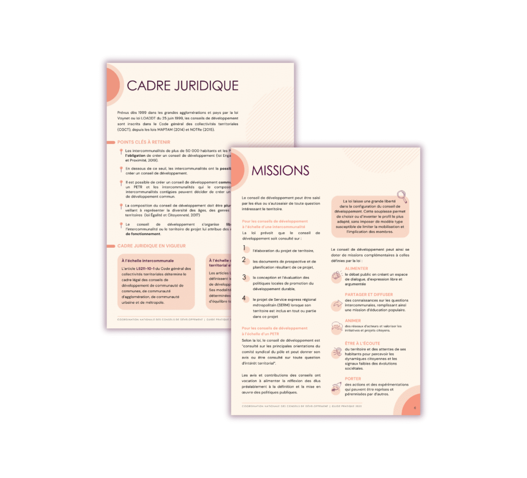 Guide pratique - cadre juridique, missions