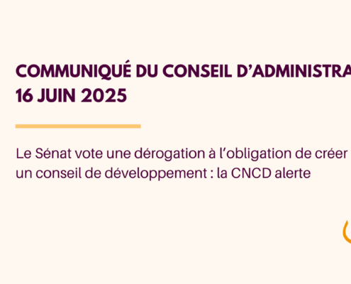 communiqué du CA - juin 2025