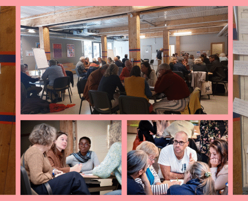 photos qui illustrent l'atelier C des 15es Rencontres des conseils de dévelpppement