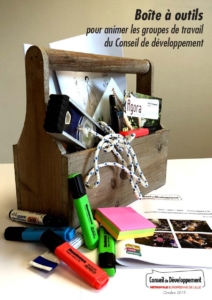 Page de couverture de la boîte à outils d'animation du Codev de la MEL