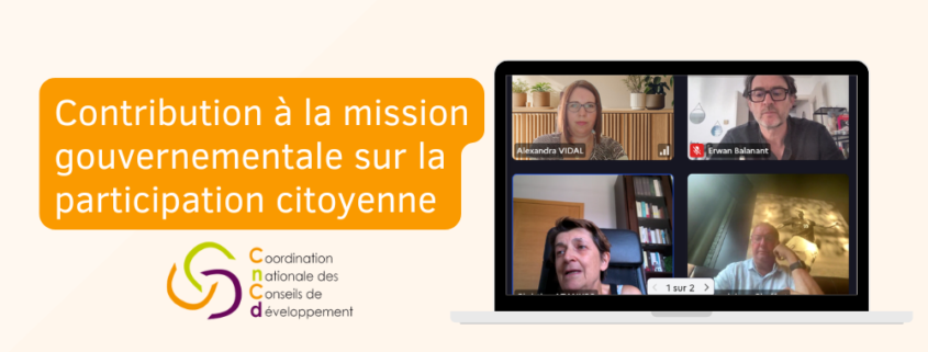 capture écran audition participation citoyenne